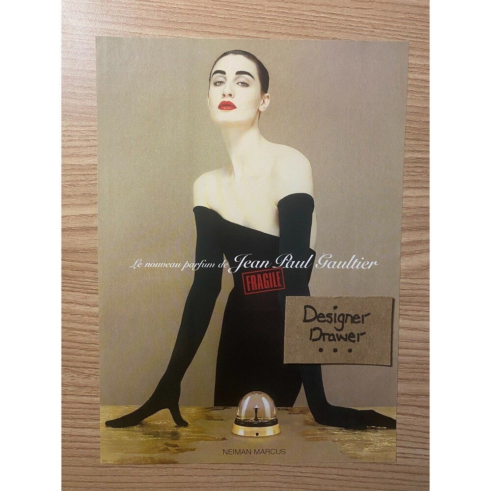 Jean Paul Gaultier Fragile Fragrance 2000 Campaign Print Advertisement
